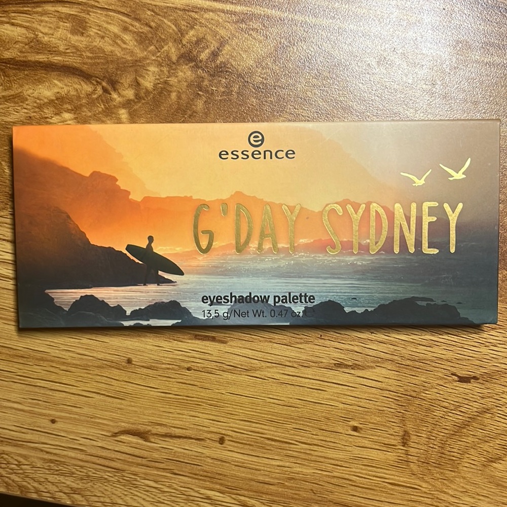 Essence cosmetics G’day Sydney eyeshadow palette— new, unopened, unswatched
